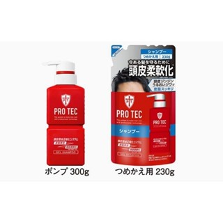 (1ชิ้น) LION PRO TEC Scalp Stretch Shampoo (refill 230g./ขวด300g.) แชมพู ดูแลหนังศีรษะ