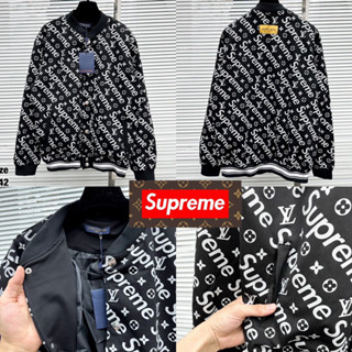 Louis Vuitton x Supreme Jacket 🖤♥️เสื้อแจ็คเก็ต เสื้อกันหนาว ส่วจากไทย 🇹🇭 ร้านค้าจัดส่งไว