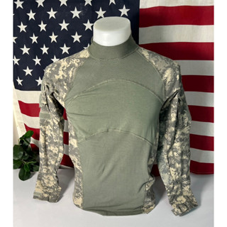 เสื้อ Combat Shirt Massif : มือ 2 สภาพดี: Size: S: รอบอก 38 นิ้ว :ลาย ACU