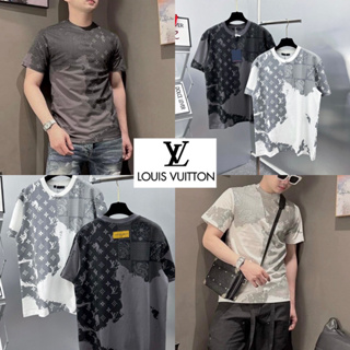 LOUIS VUITTON T-SHIRT UNISEX 🖤🤍 เสื้อยืด LV 🏷️Hiend 1:1 cotton 💯 ร้านค้าจัดส่งไว