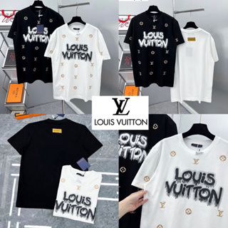 LOUIS VUITTON T-SHIRT UNISEX 🖤🤍 เสื้อยืด LV 🏷️Hiend 1:1 cotton 💯 ร้านค้าจัดส่งไว