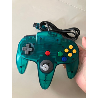 Classic Nintendo Controller 64 N64 Clear Blue Usb Wired Pc Game Pad จอยสติ๊ก