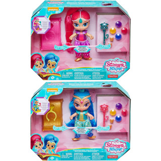 Fisher-Price Nickelodeon Shimmer &amp; Shine ตุ๊กตา​ ซิมเมอร์ แอนด์ ไซน์ ขี่พรมวิเศษ Floating Genie Doll ของแท้