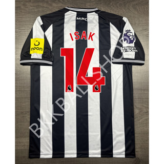 เสื้อฟุตบอล Newcastle Home นิวคาสเซิล เหย้า 2023/24 อาร์ม EPL 14 ISAK