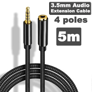 5m Jack 3.5 mm Audio Extension Cable Stereo 3.5mm Jack Aux Cable for Samsung Huawei P20 lite Xiaomi Redmi 5 plus Headpho