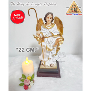 รูปปั้น อัครเทวดาราฟาแอล ทูตสวรรค์ คาทอลิก คริสต์ Catholic Statue Figurine religion The Holy Archangels Raphael