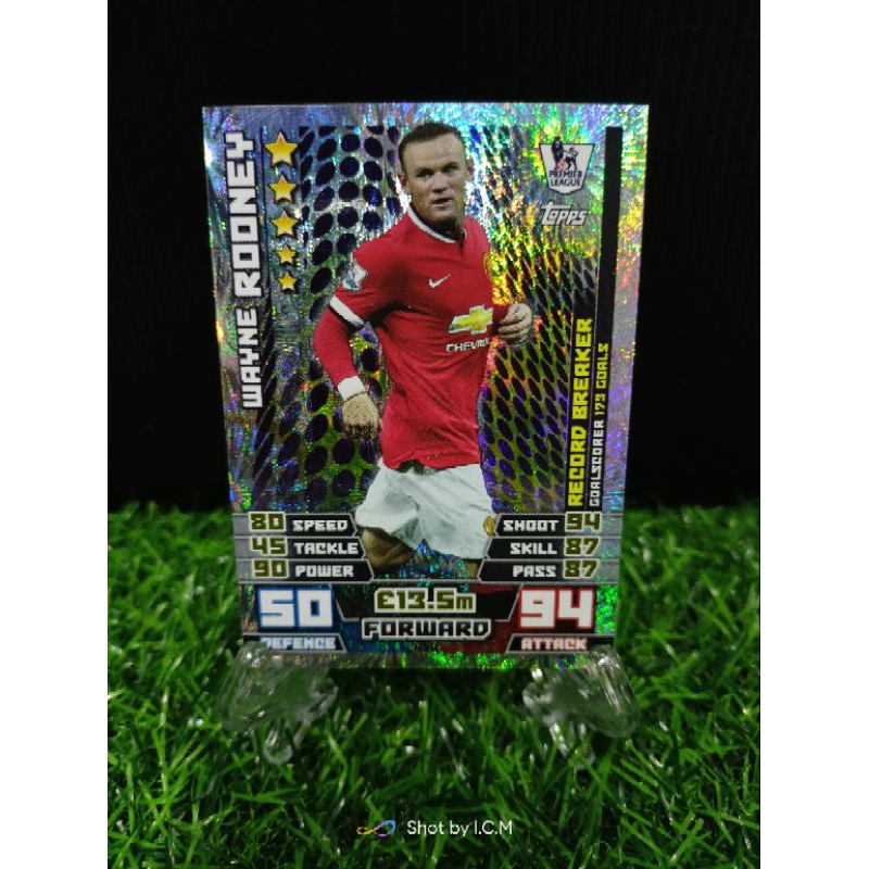 2014 / 2015 EPL Match Attax Record Breaker (424) Wayne ROONEY
