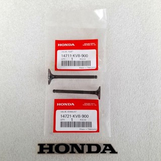 วาล์วไอดี + วาล์วไอเสีย HONDA แท้ศูนย์ CLICK110 ( คาบู ปี2006 ) / AIR BLAED ( คาบู ปี2006-2007 )