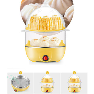 [A712] เครื่องนึ่งไข่ หม้อต้มไข่  ต้มไข่ต้ม มีสินค้าพร้อมส่ง​  egg steamer