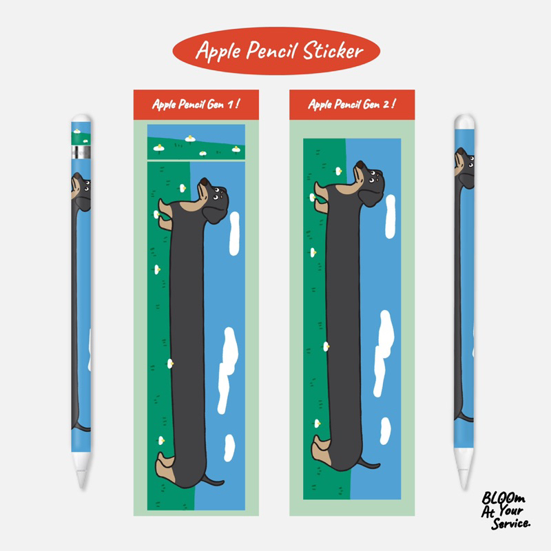 The dachshund - Apple Pencil Sticker