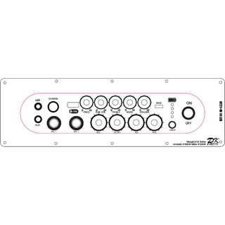 เพลทสำหรับแอมป์ HT21 ใส่ปรีไมค์ ZK