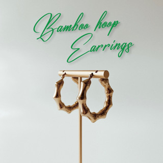 BAMBOO HOOP EARRINGS