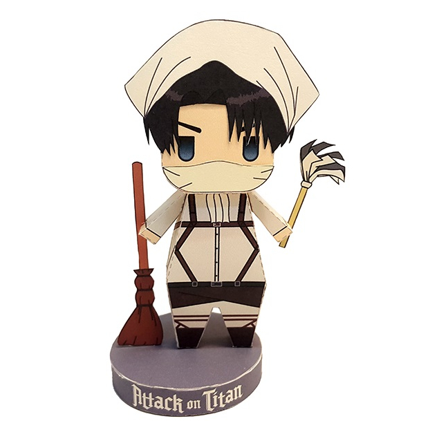 Attack on Titan พร้อมส่ง (กระดาษ โฟโต้)โมเดลกระดาษไททันครบ เซต 6 ตัว
