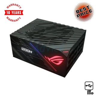 POWER SUPPLY (80+ PLATINUM) 1200W ASUS ROG THOR 1200P ประกัน 10Y พาวเวอร์ซัพพลาย อุปกรณ์จ่ายไฟ