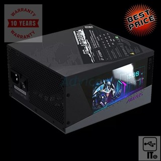 POWER SUPPLY (80+ PLATINUM) 1200W AORUS P1200PM ประกัน 10Y พาวเวอร์ซัพพลาย อุปกรณ์จ่ายไฟ