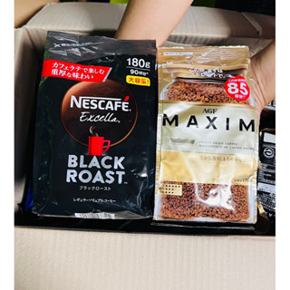 กาแฟญี่ปุ่น Nescafe Excclla BLACK ROAST &amp; Maxim Coffee Aroma