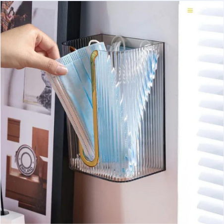 🍅Thai_66🥜 กล่องกระดาษทิชชูติดผนัง รูปตัว U สําหรับใส่หน้ากาก กระดาษทิชชู่  ห้องน้ำ ในห้องครัว - รูปที่ 5