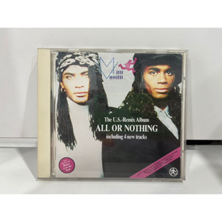 1 CD MUSIC ซีดีเพลงสากล    "ALL OR NOTHING" US REMIX ALBUM/MILLI VANILLI   (B17D2)