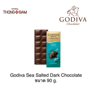 ล็อตใหม่ Godiva Sea Salted Dark Chocolate โกดิวา ซี ซัลเต็ดดาร์กช็อกโกแลต 90 กรัม (g.)BEE :23/03/2024