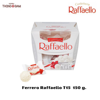 Ferrero Raffaello  รสมะพร้าว **กล่องตั้ง** ขนาด150 กรัม(g.) BBE:08/12/2023