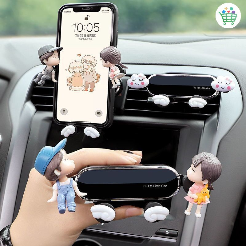 🚗พร้อมส่ง ที่วางโทรศัพท์ในรถ ที่วางโทรศัพท์ ที่วางโทรศัพท์มือถือในรถการ์ตูนน่ารัก ที่ยึดมือถือในรถ