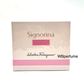 น้ำหอมแท้100% SALVATORE FERRAGAMO Signorina In Fiore EDT 100ml