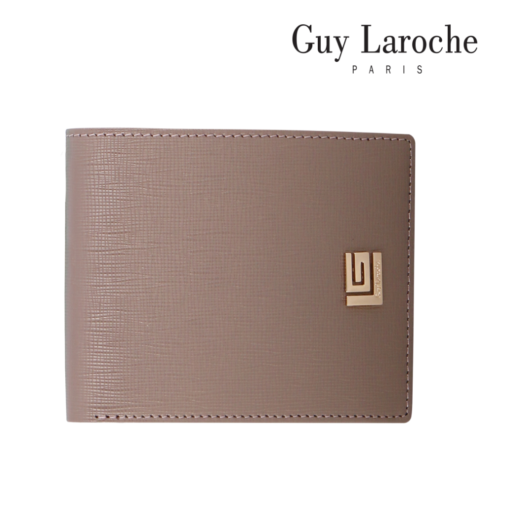 Guy Laroche กระเป๋าสตางค์พับสั้น รุ่น SUBURBAN - สีน้ำตาล