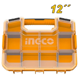 INGCO กล่องใสเครื่องมือ อเนกประสงค์ 12 นิ้ว สามารถวางซ้อนกันได้ รุ่น PBX1211 ( Plastic Organizer )