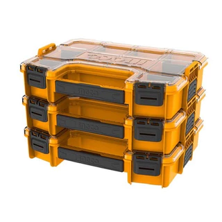 INGCO กล่องใสเครื่องมือ อเนกประสงค์ 12 นิ้ว สามารถวางซ้อนกันได้ รุ่น PBX1211 ( Plastic Organizer )