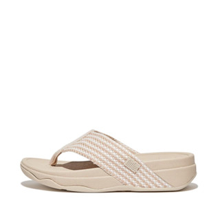 FITFLOP Womens SURFA Toe-Post Sandals รองเท้าแตะ ฟิตฟลอป ผู้หญิง แท้ สีครีม E84-A48