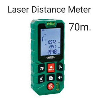 เครื่องวัดระยะเลเซอร์ ดิจิตอล 70 เมตร Laser Distance Meter 70m. INSIZE อินไซส์ รุ่น 9561-70B