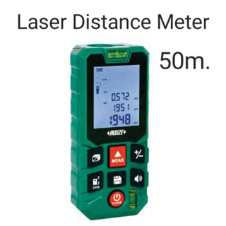 เครื่องวัดระยะเลเซอร์ ดิจิตอล 50 เมตร Laser Distance Meter 50m. INSIZE อินไซส์ รุ่น 9561-50B