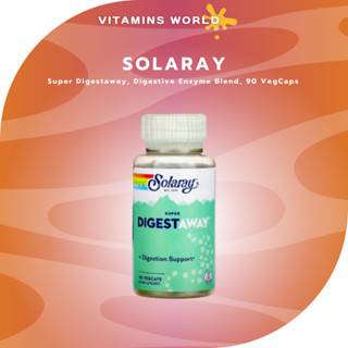 Solaray, Super Digestaway, Digestive Enzyme Blend, 90 VegCaps (V.98)