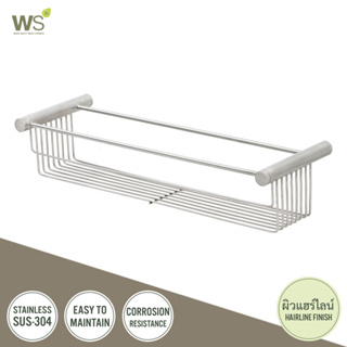 WS ชั้นวางของในห้องน้ำ แบบติดผนัง ขนาด 40 ซม. รุ่นซีอุส ZS-5…