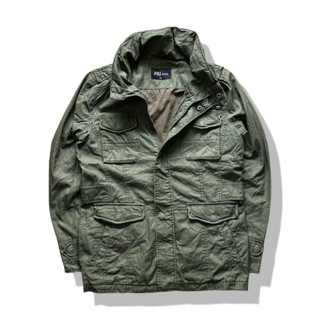 FRJ Jeans Military Hooded Jacket รอบอก 43”