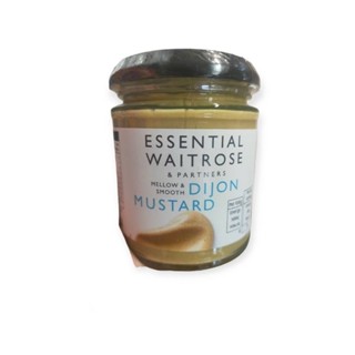 Waitrose Essential Dijon Mustard sauce ซอส มัสตาร์ด เวทโทรส เอสเซนเซี่ยว 180 กรัม