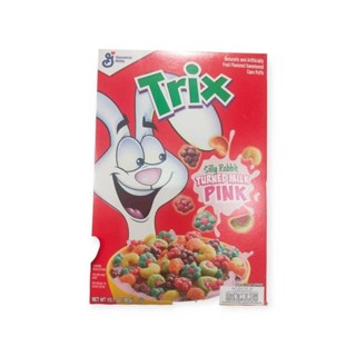 General Mills Trix  303g เจเนอรัลมิล ทริกซ์ ซิก ฟรุตตี้ เซพ  ซีเรี่ยลข้าวข้าวโพดอบกรอบรสผลไม้ 303กรัม