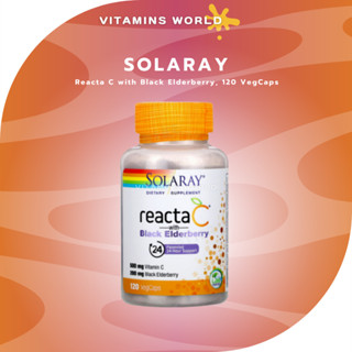 Solaray, Reacta C with Black Elderberry, 120 VegCaps (V.509)