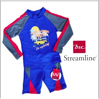 ชุดว่ายน้ำเด็ก  Streamline ลดราคาเยอะมากเสื้อ+กางเกงกันUV