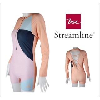 ชุดว่ายน้ำผู้หญิง BSC streamline ลดเยอะมาก(ชุดติดกัน)มีซับในมีฟองน้ำ