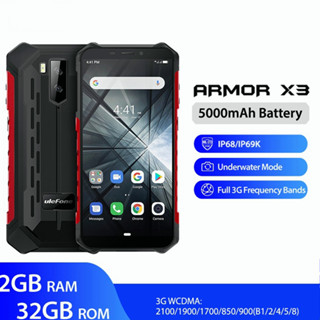 Ulefone Armor X3 ip68 Rugged Waterproof Smartphone Android 9.0  Telephone Superbattery Cell Phone 5.5 inch HD+2GB 32GB P