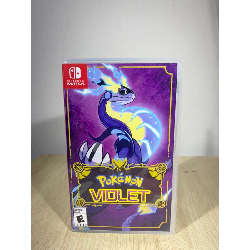 (พร้อมส่ง) แผ่นเกมส์ nintendo switch Pokémon violet (มือสอง)
