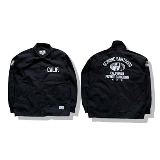 Saintpain Black Varsity Jacket รอบอก 44”