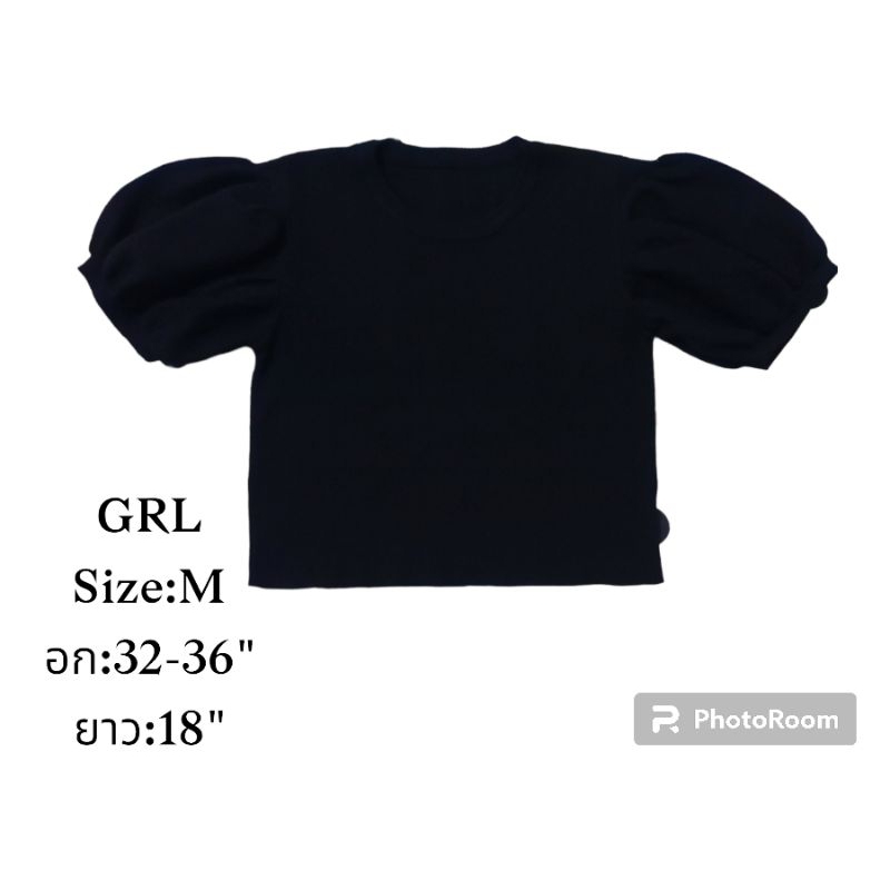 GRL เสื้อไหมพรม (มือสอง)