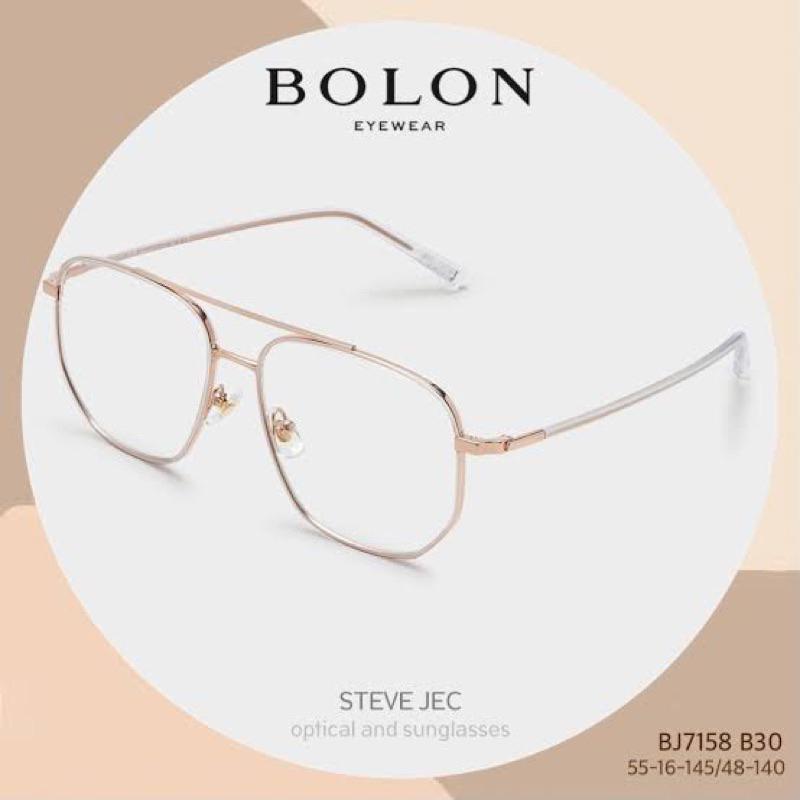 BOLON Jaden BJ7158 ขายกรอบแว่นมือ2 ไม่ค่อยได้ใช้งานคะ