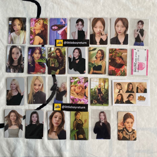 การ์ด snsd photocard พร้อมส่ง✨ pob/album photocards สภาพดี taeyeon แทยอน ยุนอา yoona hyoyeon sunny yuri ssgt oh gg