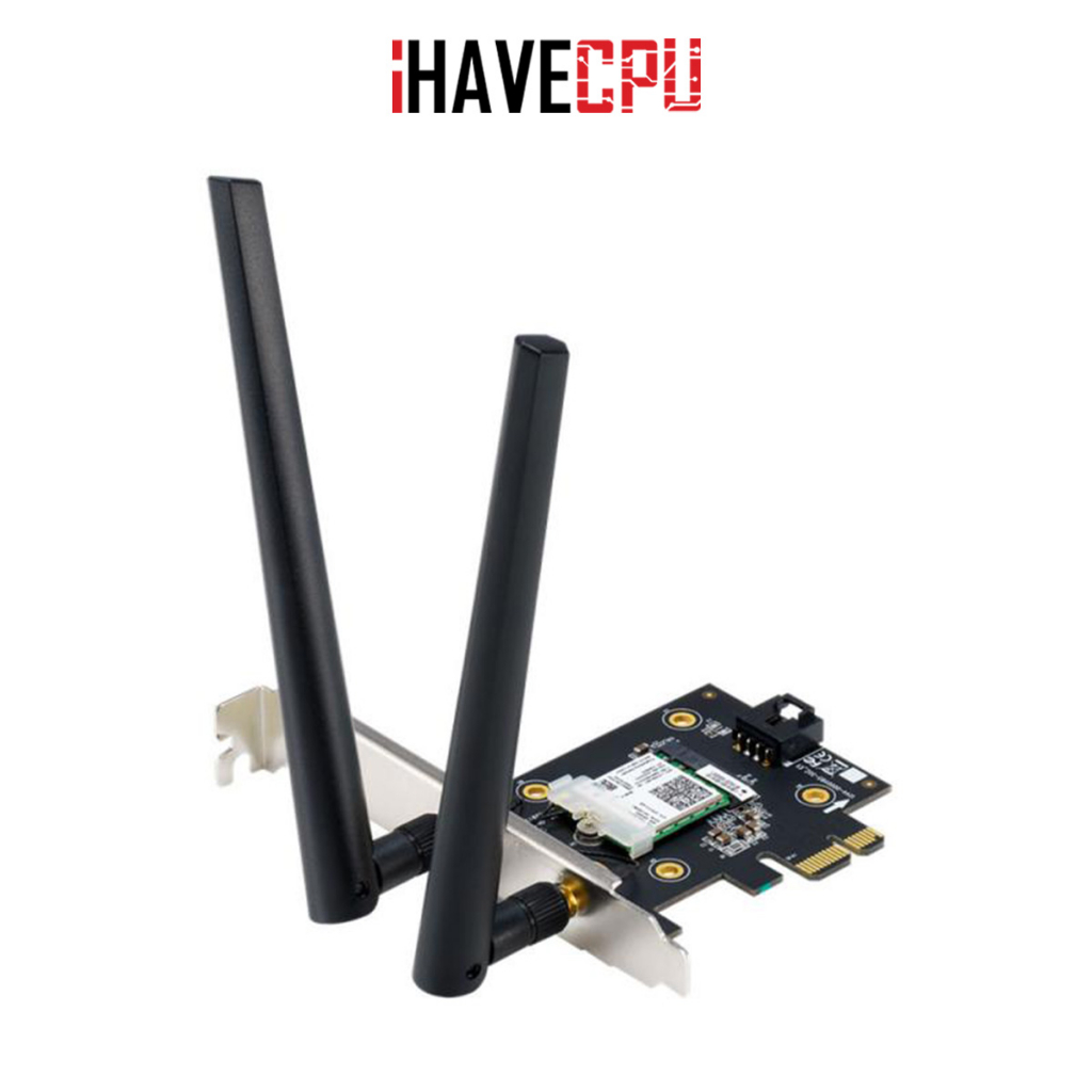 การ์ดไวไฟ (wireless pcie adapter) iHAVECPU ASUS PCI-E PCE-AX3000 WIFI6 BT5.0 (BULK PACK)