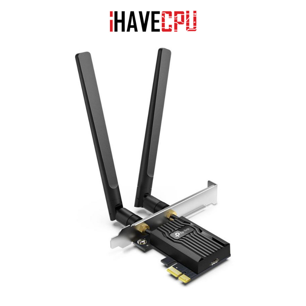 iHAVECPU WIRELESS PCIE ADAPTER (การ์ดไวไฟ) TP-LINK AX3000 (ARCHER TX55E) WI-FI 6 BLUETOOTH 5.2 PCIE 