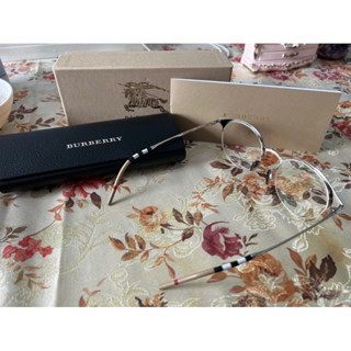 แว่นตา BURBERRY เลนส์ใสไร้ขอบ พร้อมกล่องแบรนด์ แท้💯%