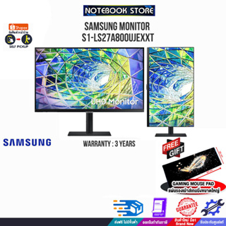 [รับเพิ่ม! แผ่นรองเม้าส์ Gaming ขนาดใหญ่]SAMSUNG MONITOR S1-LS27A800UJEXXT/ประกัน3y